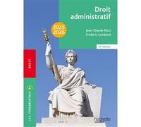 Fondamentaux - Droit administratif 2025-2026 Jean-Claude Ricci (Auteur), Frédéric Lombard (Auteur)