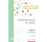 Fondamentaux du droit - Corrigé: UE 1 du DCG