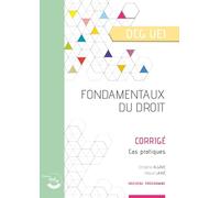 Fondamentaux du droit - Corrigé: UE 1 du DCG