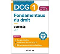 Fondamentaux Du Droit Dcg 1 - Corrigés