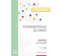 Fondamentaux Du Droit Dcg Ue1 - Corrigé - Edition 2025-2026