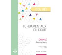 Fondamentaux du droit - Énoncé: UE 1 du DCG
