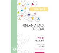 Fondamentaux du droit - Énoncé UE 1 du DCG - Pascal Lainé - Corroy Eds - broché - Scolaire / Universitaire