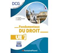 Fondamentaux du droit ue1 - dcg - Martial Courcier - Fontaine Picard Eds - broché - Scolaire / Universitaire