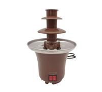 Fondant Au Chocolat Électrique Avec Fontaine À Fondue Chauffante, Marmite 3 Niveaux Facile Assembler For Sauce Barbecue, Liqueurs De Ranch Flux Continu Et RéGulier