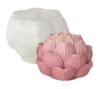 Fondant Flower Molds - Silicone Resin Candle Mold | 6.5x4.5cm Craft Tool for Wax Candle Making, Epoxy Resin, Cement, Gypsum, DIY Crafting, Baking Decoration