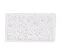 Fondant Form for Cake Decorating | 6 - Piece Flower & Leaf Silicone Form Set for Confections/Chocolate/Soap Making | Reusable DIY Baking Tools, Safe & Simple to Maintain