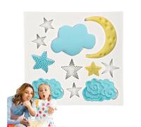 Fondant Molds Silicone - Multi Purpose Moulds For Cake, Chocolate, Pudding, Plaster, And Table Decor, Easy Release Flexible Baking Tool | DIY Dessert, Craft, Home Decoration Kit