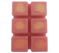 Fondants de Cire parfumés Fraise en tablettes sécable de 6 carrés - 80 grammes - Environ 60 Heures de Combustion (10h par carré) - Parfum d'intérieur