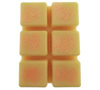 Fondants de Cire parfumés Monoï de Tahiti en tablettes sécable de 6 carrés - 80 grammes - Environ 60 Heures de Combustion (10h par carré) - Parfum d'intérieur