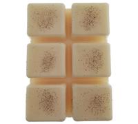 Fondants de Cire parfumés Vanille en tablettes sécable de 6 carrés - 80 grammes - Environ 60 Heures de Combustion (10h par carré) - Parfum d'intérieur
