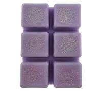 Fondants de Cire parfumés Violette en tablettes sécable de 6 carrés - 80 grammes - Environ 60 Heures de Combustion (10h par carré) - Parfum d'intérieur