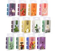 Fondants Parfumés 12 Paquets Cire de Bougie Parfumée Cire de Soja Naturelle pour Brûle Parfum Parfumée C BOUGIE (HORS ANNIVERSAIRE)