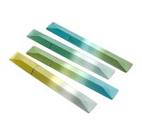 Fondateur Highlighter Pen 4 Pièces avec des couleurs vives et un conseil étrange pour les notes de journal scolaire et l'écriture créative (Menthe et citron vert)