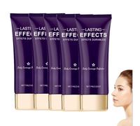 Fondation de couverture du corps,2 en 1 bâton de fondation changeant de couleur,Double usure fondations couverture complète,Concealeur de soie liquide pour la peau mature (5)