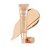 Fondation hydratante, de couverture complète de longue date, baume de beauté léger avec contrôle de l'huile, teinte de peau liquide de 30 ml pour peau mature, finition mate naturelle