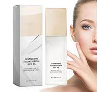 Fondation liquide | Le fond de teint change la couleur | La teinte en cuir correcteur du visage Correcteur | Couvrir un maquillage hydratant Formule lumineuse de 30 ml pour les femmes de base de maqui