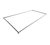 Fondation Serre de Jardin 496x251x12 cm | Embase Serre Aluminium Polycarbonate | Structure Acier galvanisé Stable| Base Plane renforcée