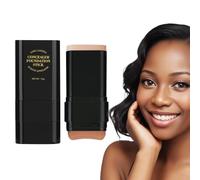 Fondation Stick - Fondation de contour portable 15G, correcteur hydratant | Makeup Stick - s'adapte sans effort dans des sacs ou des poches pour femmes hommes, facial à double tête