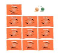 Fonday Lot de 10 paquets de déshydratants en gel de silice indiquant | Orange à vert, absorbeur d'humidité réactivable pour bacs de rangement, valise, coffre-fort, filaments 3D et électroniques