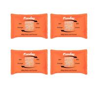 Fonday Lot de 4 paquets de déshydratants en gel de silice indiquant | Orange à vert, absorbeur d'humidité réactivable, grand pour déshumidificateur de voiture, pistolet, coffre-fort, placard