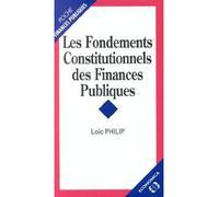 Les fondements constitutionnels des finances publiques