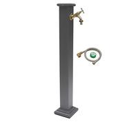 Fonderia Bongiovanni Fontaine à Colonne modèle Sidney avec Robinet en Laiton Bruni pour terrasse de Jardin à la Maison