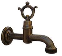 FONDERIA BONGIOVANNI Robinet hexagonal en laiton modèle 264 avec raccord en caoutchouc pour fontaine de jardin maison extérieure
