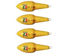 Fonderia Roma Roccotop Plastificato Anello INOX plastifié Anneau Autre, Jaune, 75 GR