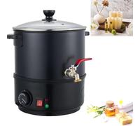 Fondeur de cire industriel - Chauffage rapide et contrôle précis de la température - Pot de cire électrique avec bec verseur pour la fabrication de bougies - Haute capacité de 6 à 20 l