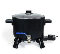 Fondeur de cire pour la fabrication de bougies, grand pot de cire de 6L avec bec verseur pour la cire de soja, la base du savon, facile à verser, antiadhésif et temps