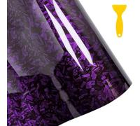 Fondlife Covering Carbone de Voiture forgée,Film Autocollant Adhésif,Carbone de Vinyle, Autocollant Imperméable pour Motos, Les Meubles Décoration (Forgé Violet, 150 * 30CM)
