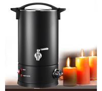 Fondoir à cire professionnel for la fabrication de bougies - 5 L/9 L électrique avec régulateur de température et buse chauffante(European sockets,5L)