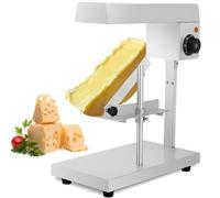Fondoir à Fromage à raclette électrique, Machine à Chauffer Le Fromage Commerciale, Demi-meule à Fromage, température et Angle réglables, Machine à Fondre la raclette à Chauffage Rapide, Distributeur