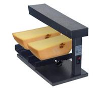 Fondoir à Fromage Commercial Appareil à raclette, gril électrique professionnel à chauffage rapide, appareil à fondre, chauffage 650 W, 2 roues inclinables et réglables