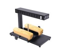 Fondoir à Fromage Commercial Appareil à raclette portable pour faire fondre le fromage, gril électrique 750 W avec double zone de chauffage, 2 roues réglables, chauffage inclinable et réglab