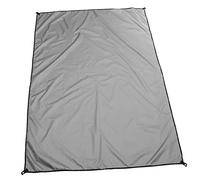 FONDOTIN 1 Ensemble Voile Ombrage Multifonctionnelle Oxford Imperméable pour Camping Jardin et Terrasse Protection Solaire et Pluie Gris