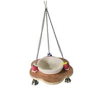 FONDOTIN 1 Pièce Nid De Perroquet Animal De Compagnie Cage Pendaison pour Copain Dormir Imbrication Chaud Oiseau De Compagnie Nids Peluche Oiseau Suspendu Nid D'oiseau Flanelle