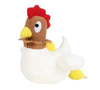 FONDOTIN 1 Pièce Poule Dog Toys Peluches Jouets pour Animaux de Compagnie de Poulet Animaux de la Ferme drôle de pour Chien de décompression pour Chien Polaire