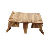 FONDOTIN 1 Pièce Table Multifonctionnelle Panier de Rangement Portable pour Picnics Activités de Plein Air Table Stable Durable