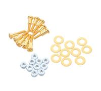 FONDOTIN 10 ensembles Lot de Vis pour Tondeuse à Cheveux Kit de Fixation Anti-desserrage pour Réglage Précis de la Tige des Tondeuses Électriques Modèles 1919/8504/8148/8591 Or 10 pcs