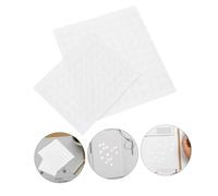 FONDOTIN 10 feuilles Pastilles Adhésives Doubles Faces Transparentes Points Autocollants Amovibles Haute Viscosité pour Fixation Murale et Décoration