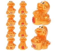 FONDOTIN 10 Pièces Breloques Résine Année Du Serpent Pendentifs DIY pour Bijoux Porte-clés Décorations Saison Chinoise Suspendues