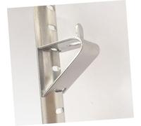 FONDOTIN 10 pièces Clips Supports Étagère Réfrigérateur Acier Inoxydable Épais Crochets Fixation Balconnet Frigo Congélateur Sécurisé