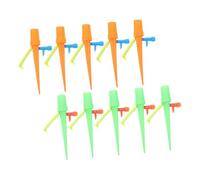 FONDOTIN 10 pièces Distributeur Eau Automatique pour Plantes Pot avec Valve Réglable et Système Goutte Kit Arrosage pour Jardinières Intérieur et Extérieur Économie Eau et Installation