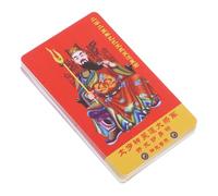 FONDOTIN 10 Pièces Feng Shui Amulette Tai Sui Carte Année Serpent Wu Sui Paix Richesse Chinois
