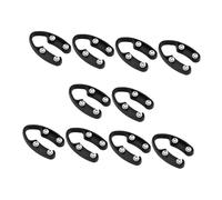 FONDOTIN 10 pièces Lot de Coupe-capsules Vin Noir Ouvre-bouteilles Portable et Pratique Découpe-foil Robuste et Flexible pour Maison et Bar