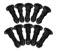 FONDOTIN 10 pièces Lot de Goupilles de Verrouillage Plastique pour Couvercle de Poubelle Loquets Robustes pour Fixation Sécurisée des Couvercles de Poubelle Extérieure avec Roues