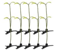 FONDOTIN 10 pièces Lot de Pinces Cheveux Plantes Haricots Accessoires Mignons et Confortables Épingles Cheveux Stables et Faciles à Porter pour Femmes et Filles