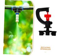 FONDOTIN 10 Pièces Micro Arroseur G Type Suspension Nozzle Rotatif pour Jardin Système Arrosage Automatique Kit Arrosage et Facile à Installer Lot de Noir